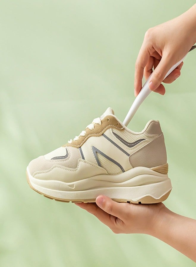 Selaurel Laundry Scrub Brush Cleaning Brush 2 Pack Soft Bristle Brush Clothes Underwear Scrubbing Brush Long Handle Household Cleaning Brushes for Bathtubs Countertops (Blue) - Image 4