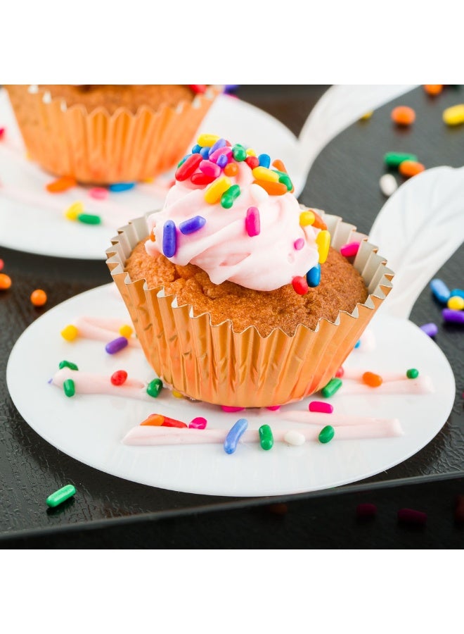 Restaurantware 3 x 3 x 1 Inch Round Appetizer Plates, 100 Disposable Pastry Plates - Built-In Handle, Premium, White Plastic Dessert Plates with Handle, Durable, Serve Appetizers Or Desserts - Image 3