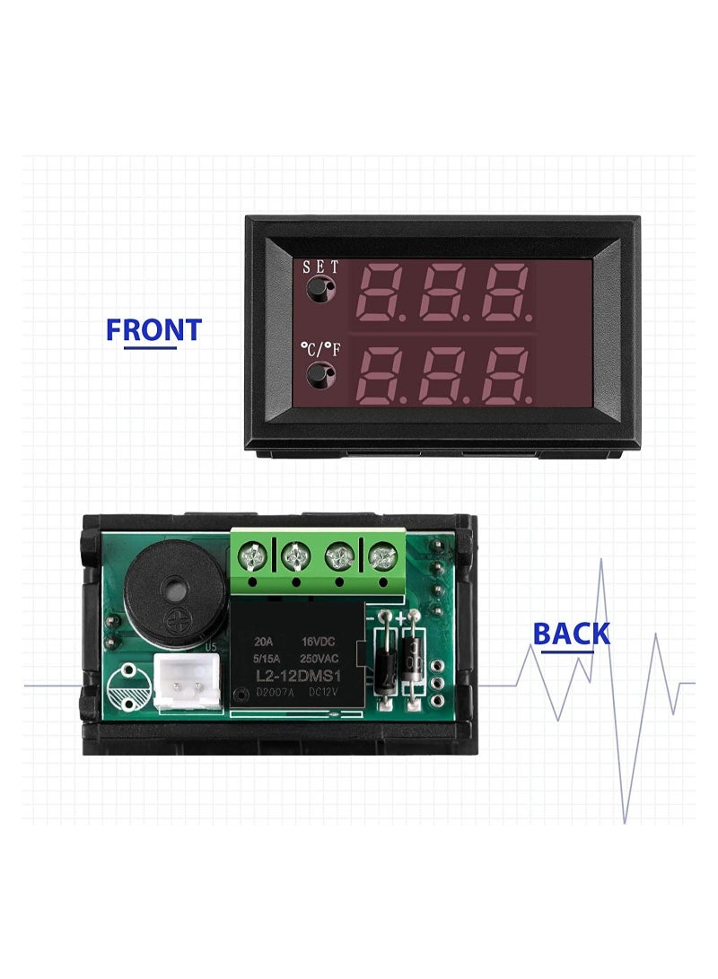 Captaintech 12V Electronic Temperature Controller Programmable - Image 3