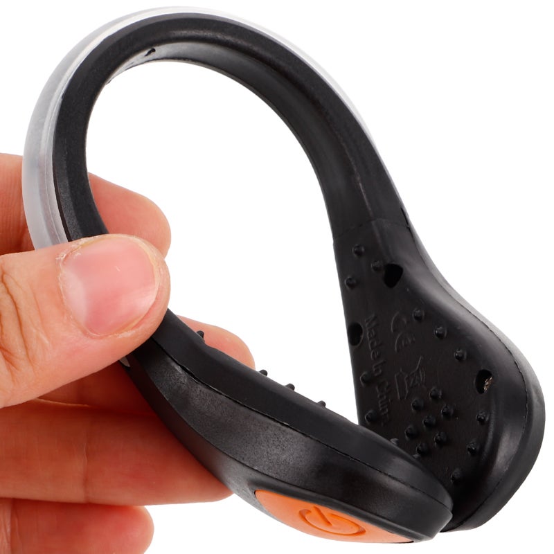 4 pcs Shoe Clip Lights Flash Shoe Safety Clip Lights Running Gear Reflective Running Gear Safety Clip for Running Walking - Image 2
