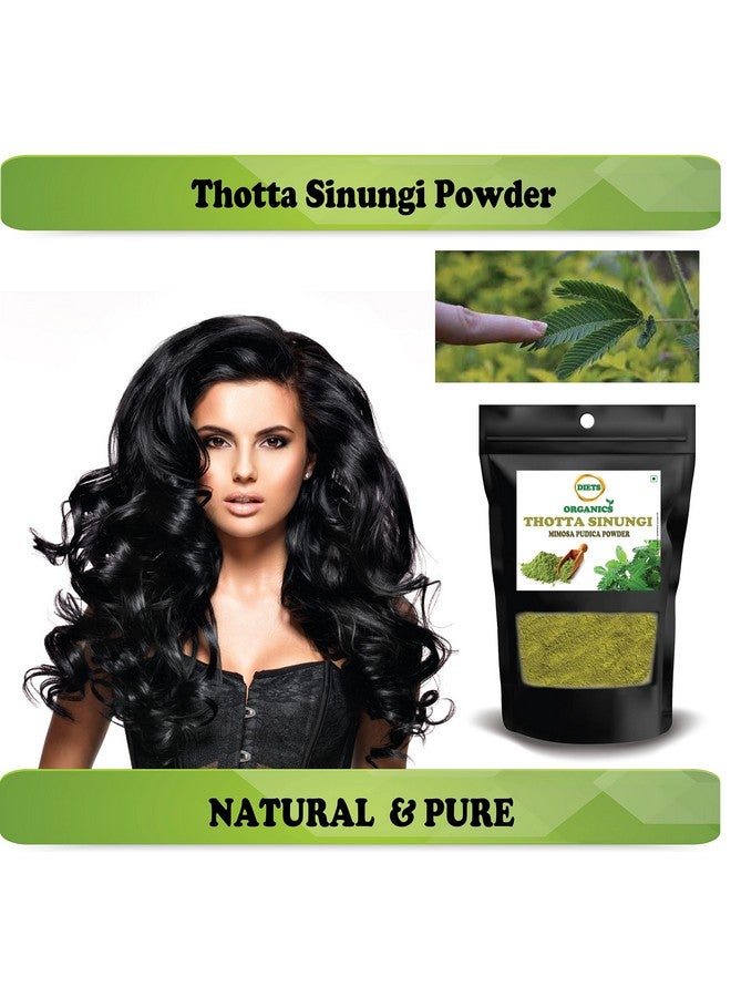Diets Organics Thotta Sinungi powder -50 g/Mimosa Pudica Powder/Sleepy Plant Powder/Sensitive Plant Powder/Mudatha Damara/Lajalu/Muttidare Muni/Thottavadi/Ajalikalika-50 G - Image 2