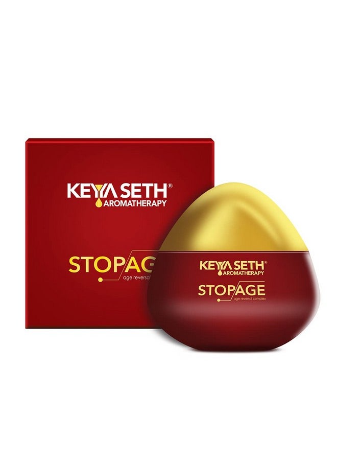 Keya Seth Aromatherapy Keya Seth Aromatherapy, Stopage-Age Reversal Treatment-Control Wrinkles, Rejuvenating, Night Cream For Glowing & Youthful Looking Complexing With Goodness Of Essential Oil 10Gm  - Image 1