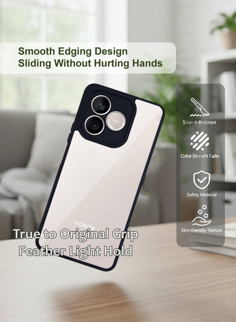Case Honor 600 Lite Protective Back Case - Silicone Case Cover for Honor 600 Lite, Camera and Drop Protection Thin Protective Back Cover Case for Honor 600 Lite  - Clear/Black - Image 4