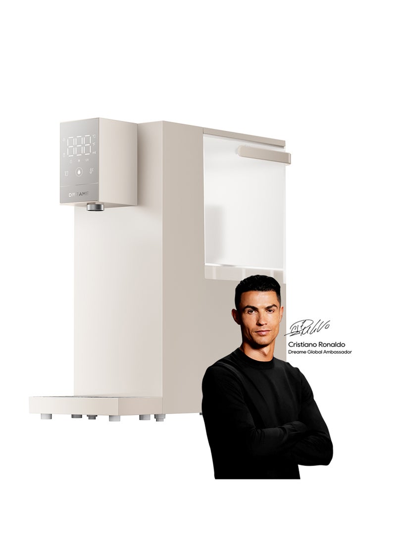 Dreame C10 Hot & Cold Water Dispenser, 2250W FlashHot Heating & CoolCore Cooling, Quadruple Filtration + UV Sterilization, 7 Temperatures/3 Volumes, 2.7L Tank, Installation-Free for Home/Office ZJM50-C10 Black - Image 1