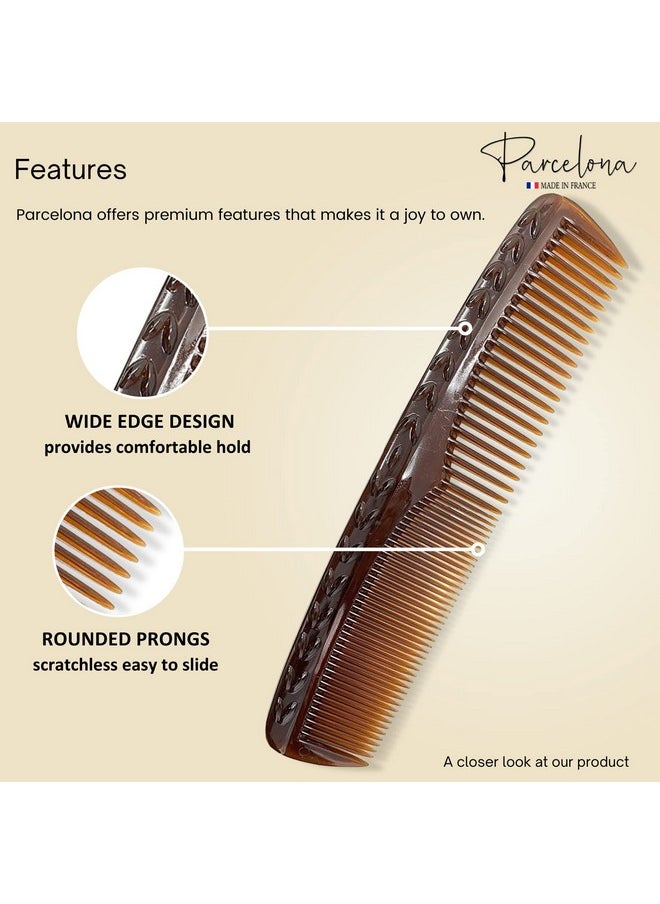 French Bordered Tortoise Shell And Black Large 8” Celluloid Set Of 2 Toothed Pocket Hair Combs For Women And Men - pzsku/Z7A77C85923845E5D993FZ/45/_/1719076377/cf1b8728-73f4-4715-8311-4f3e6f8e9de4