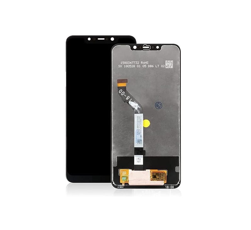 LCD Display Touch Screen Complete Combo Folder Mobile Display for Xiaomi Pocophone Poco F1 (LCD with Touch Screen) Complete Combo Folder Black - Image 1