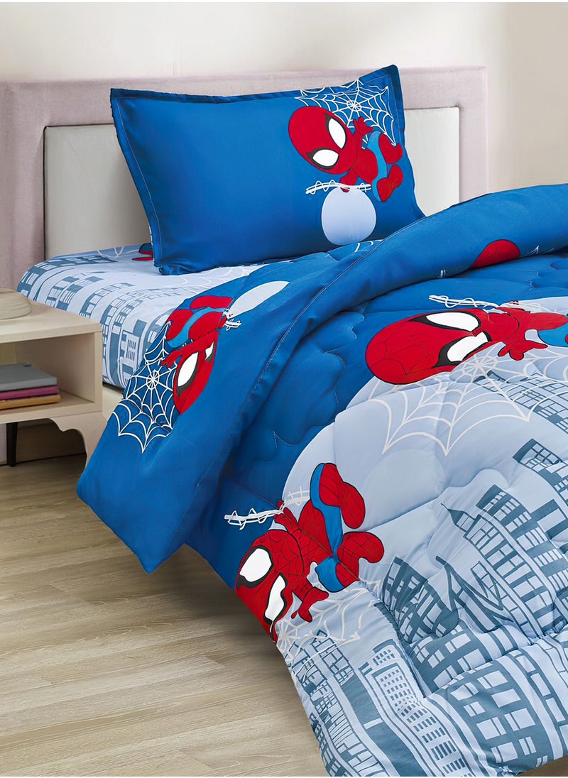Ming Li 3-Piece kids Medium Filling Comforter set Reversible Bed Set Single Size 170x220 cm for Boys & Girls  - Image 4