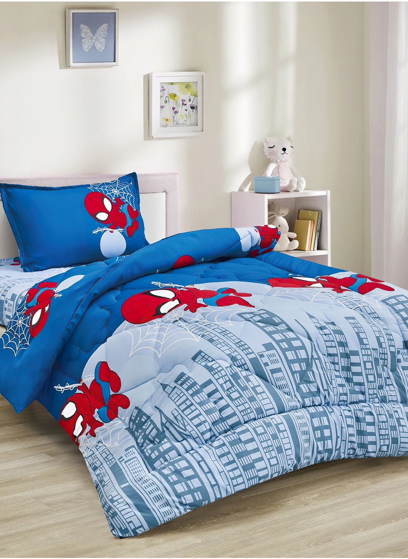Ming Li 3-Piece kids Medium Filling Comforter set Reversible Bed Set Single Size 170x220 cm for Boys & Girls  - Image 3