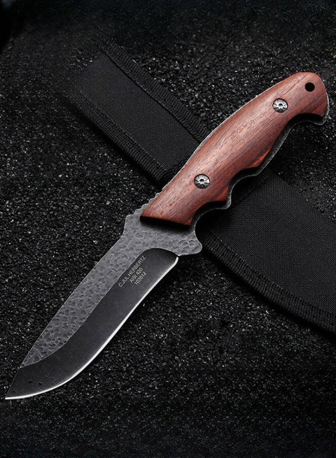 5CR15MOV Stainless Steel Survival Saber High Hardness Self-defense Portable Knife Straight Knife Camping Survival Knife