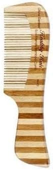 Olivia Garden Bamboo Touch Comb Ecoconscious Bamboo Hair Comb Full Length for Thick Hair