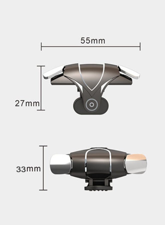 اوليو عبوتان من وحدة تحكم ألعاب PUBG العالمية للهواتف المحمولة، مزودة بأزرار تحكم مادية، متوافقة مع أجهزة التحكم، توفر شعورًا مريحًا عند الإمساك بها، مما يُحسّن سرعة ودقة التصويب. - Image 4