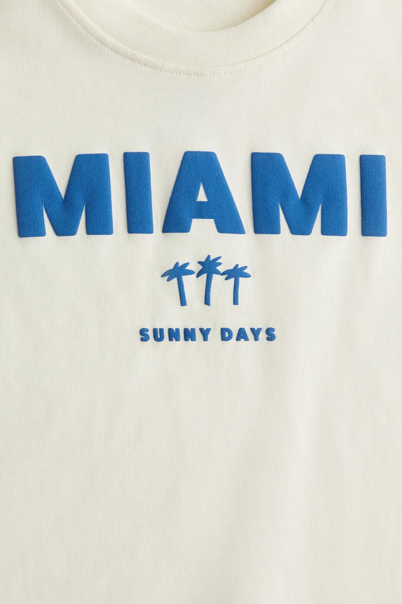 H&M Loose-fit printed T-shirt