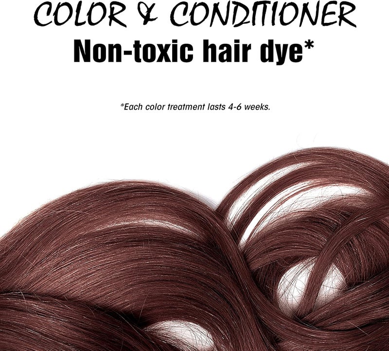 Light Mountain Natural Hair Color & Conditioner - Burgundy, Organic Henna Powder for Men and Women, 16 Oz - Image 3