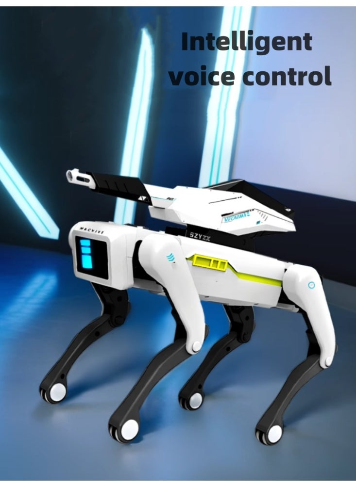 Intelligent machine dog voice dialogue high-tech artificial mobile phone remote control programming electric dance boy toy children
