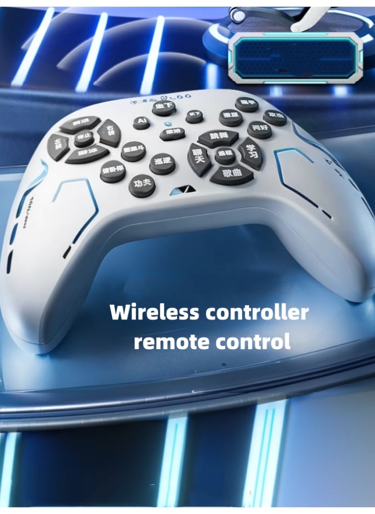 Intelligent machine dog voice dialogue high-tech artificial mobile phone remote control programming electric dance boy toy children