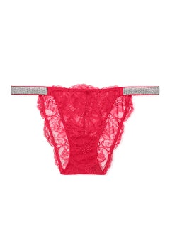 MARGOUN New Women's Panties Lace Print Underwear For Girls Ladies Soft Shorts Underpants Lingerie Fashion Design Red  - Image 3