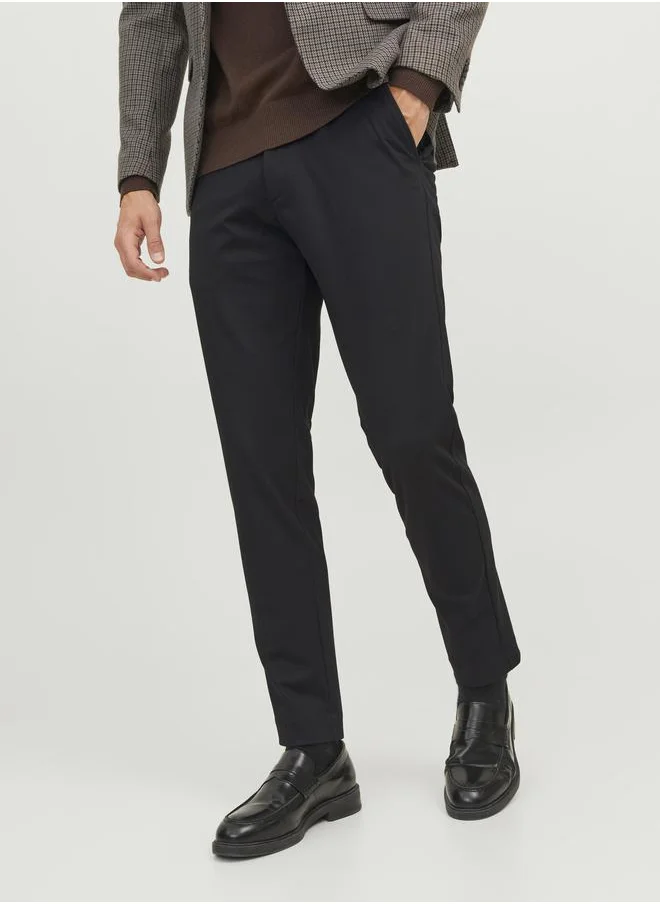 JACK & JONES Slim Fit Chino Pants with 5-Pocket Construct