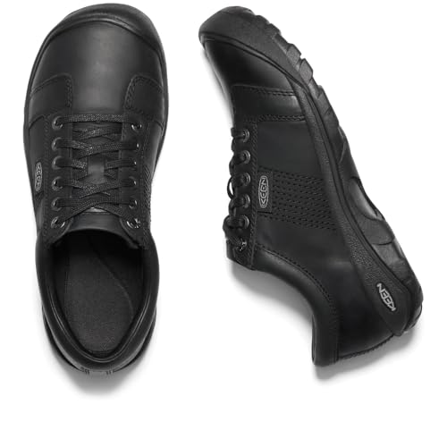 KEEN Men's Austin Low Height Leather Oxfords Black - Image 5