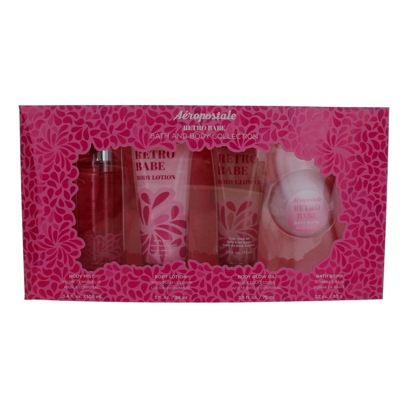 AEROPOSTALE Retro Babe 4 Piece Bath and Body Collection