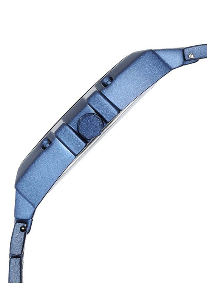 fastrack Vyb Pioneer By Fastrack Quartz Analog Blue Dial Metal Strap Watch For Guys - Image 4