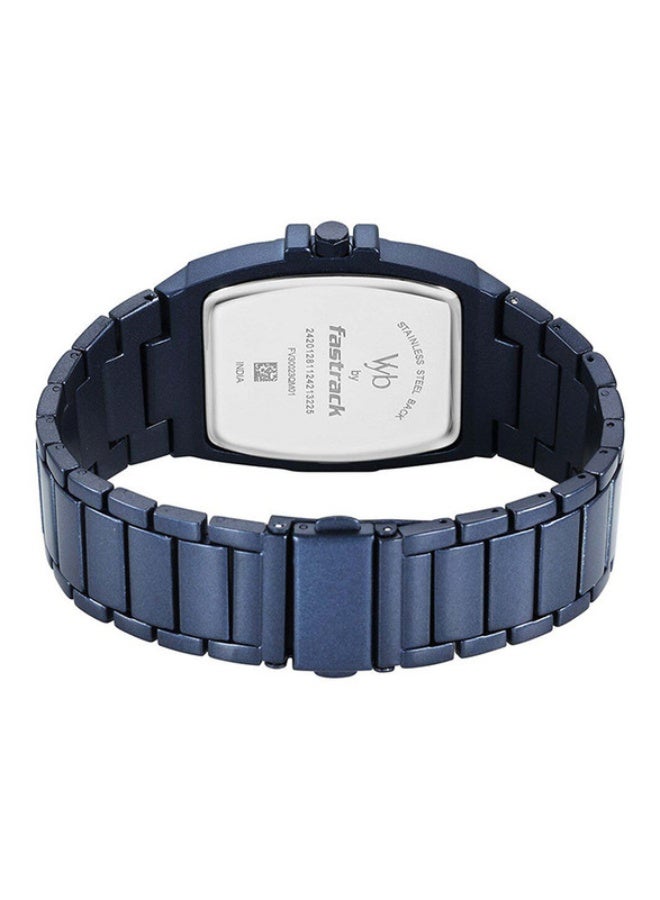 fastrack Vyb Pioneer By Fastrack Quartz Analog Blue Dial Metal Strap Watch For Guys - Image 5