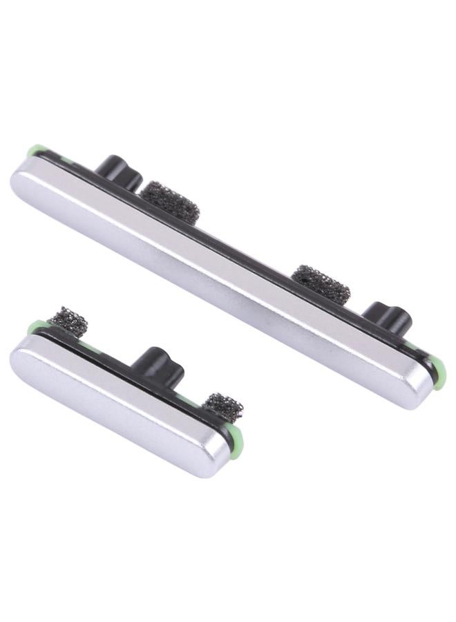 erorex For Google Pixel 7 Pro Original Power Button + Volume Button Control Button (Silver) - Image 1