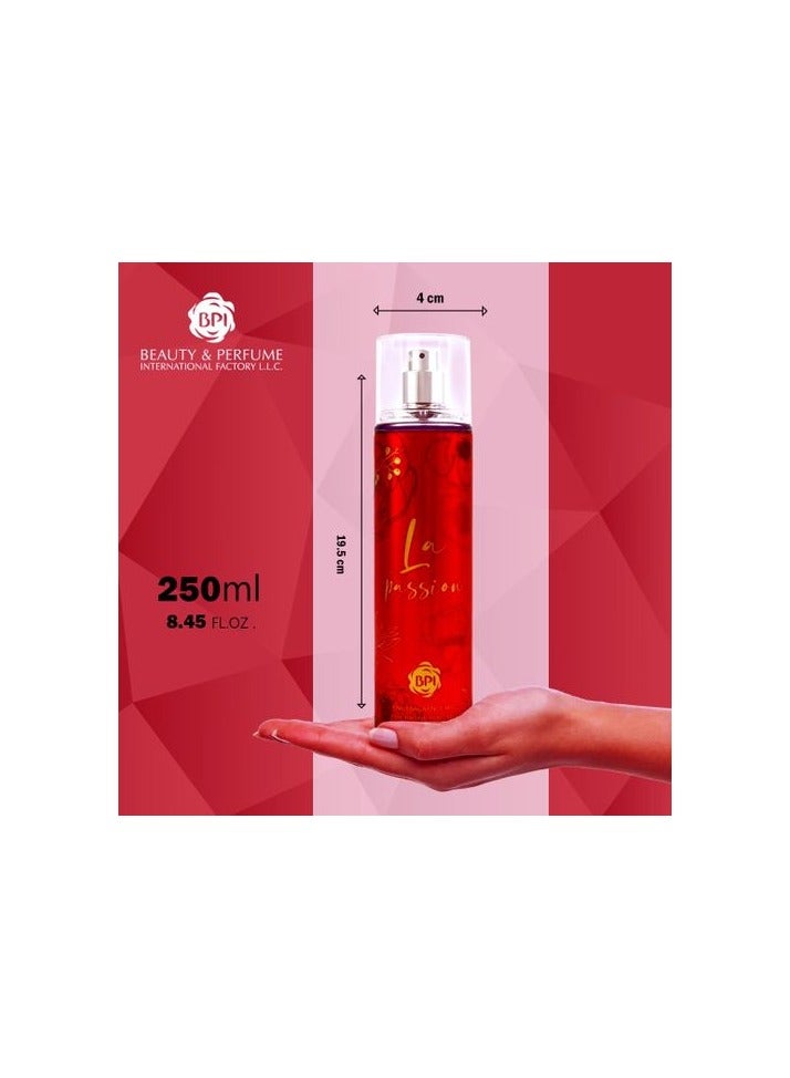 BPl La Passion Fragrance Mist Women 250ml - Image 5