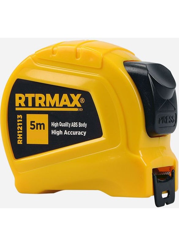 RTRMAX Tape Measure Stop Meter 5 m x 19 mm 