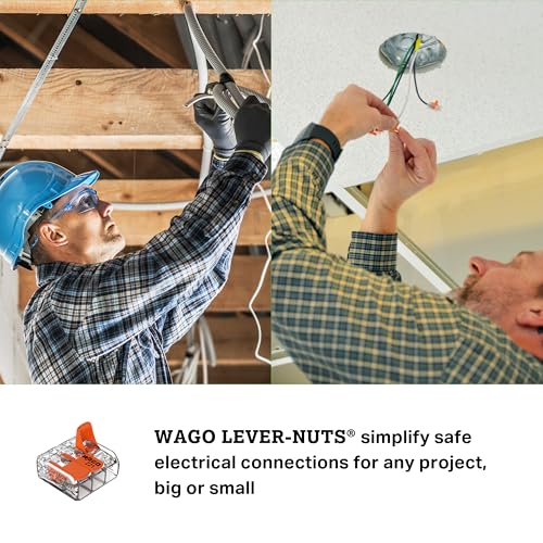 WAGO 221-413 LEVER-NUTS® - 3-Conductor Compact Splicing Connectors (Pack of 50) - Image 3