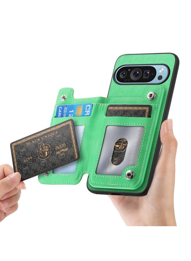 زبون جراب خلفي لهاتف Google Pixel 8a Retro MagSafe مزود بسحاب ومحفظة وحقيبة بطاقات - Image 4