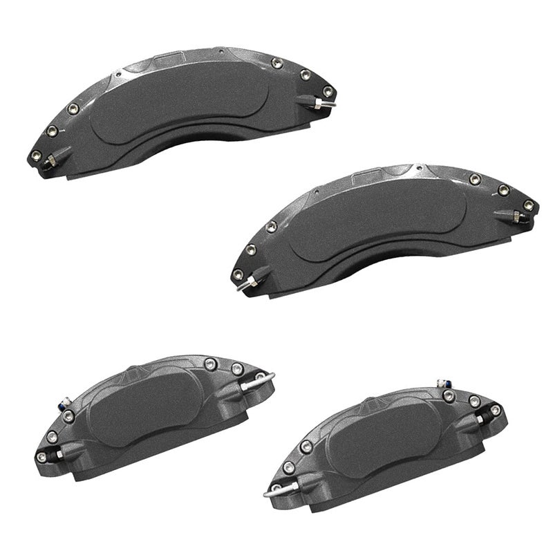 AOOA Aluminum Volcanic Grey Caliper Covers Fits 20112023 Dodge ChargerChallenger GTRTChrysler 300 Front Double Piston set of 4