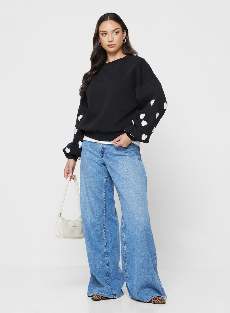 اونلي بلوزة أونلمسي بأكمام طويلة وياقة دائرية - Image 4