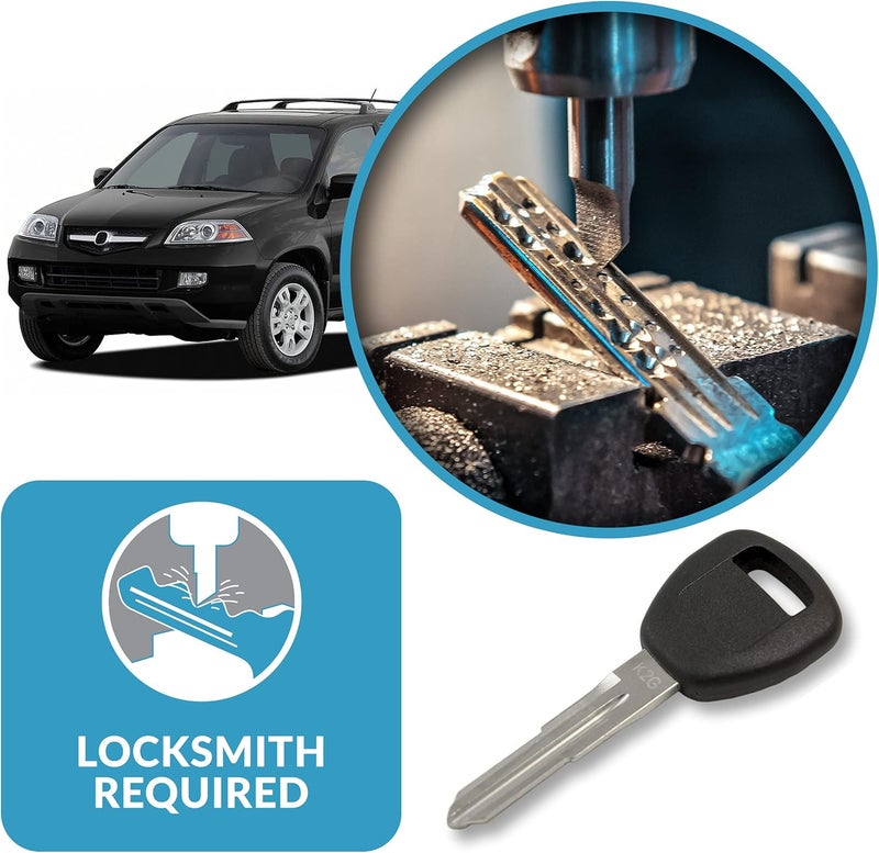 Keyless2Go Replacement for New Uncut Transponder Ignition ID 13 Chip Car Key HD106 (2 Pack) - Image 5