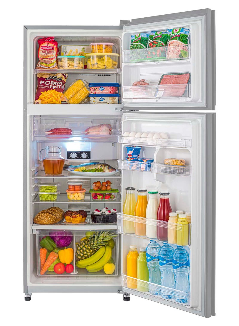 TORNADO Refrigerator Inverter Motor Tropical No Frost 396 Liter Silver Ag+ Nano Deodorizer Filter Hybrid Cooling System ABS material (Anti- Bacteria) Low Noise Design RF-480TV-SL RF-480TV-SL Silver - Image 2