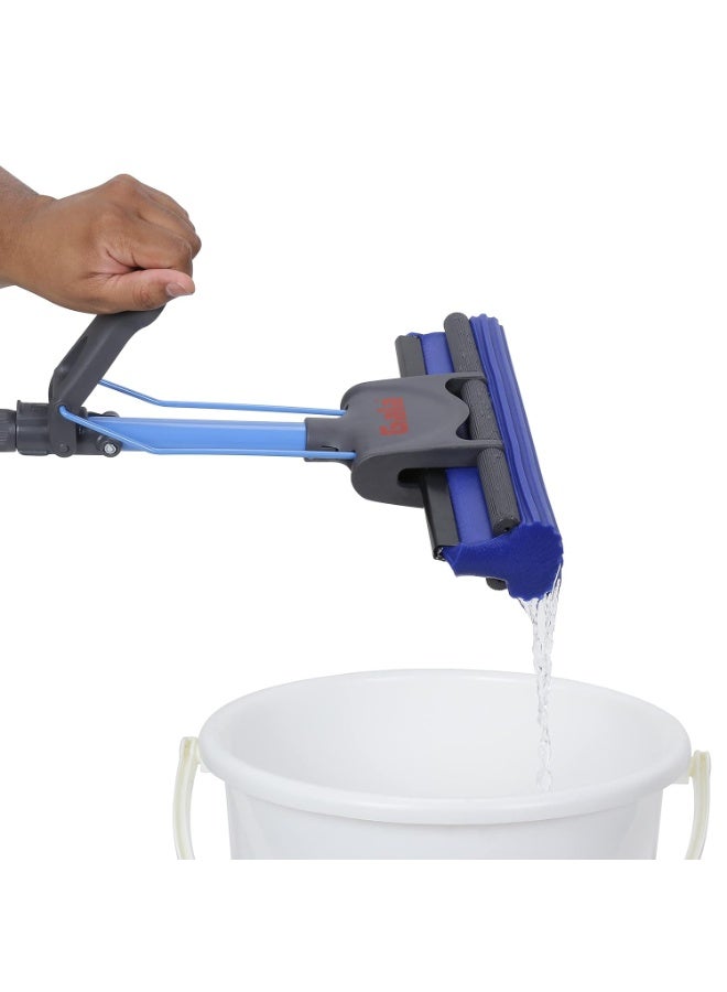 Gala PVA Sponge Squeeze Mop – Built-In Squeegee, Super Absorbent Roller, Telescopic Handle for Kitchen, Bathroom & Floor Cleaning - Image 3