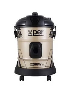 XPER Drum Vacuum Cleaner, 2200 watt, 22L, Gold * Black | XPVC-22W22L-23  - Image 3