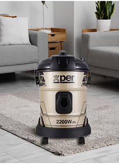 XPER Drum Vacuum Cleaner, 2200 watt, 22L, Gold * Black | XPVC-22W22L-23  - Image 4