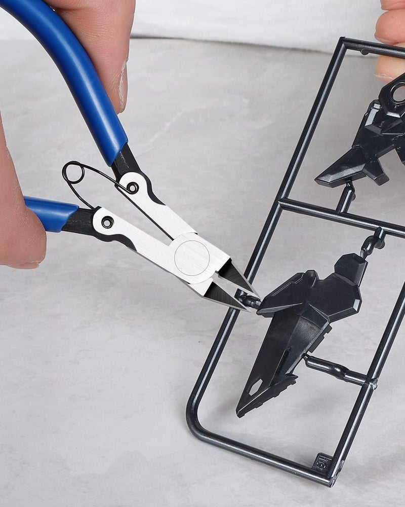 IGAN -330 Wire Flush Cutters (Pack of 2), Electronic Model Sprue Wire Clippers, Ultra Sharp and Precision CR-V Side Cutting nippers, Ideal for Clean Cut and Precision Cutting Needs - Image 5
