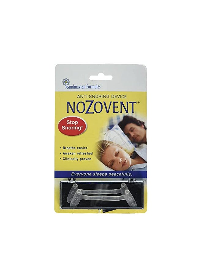 Scandinavian Formulas Scandinavian Formulas Nozovent Anti-Snoring Device, 2 Count  - Image 1