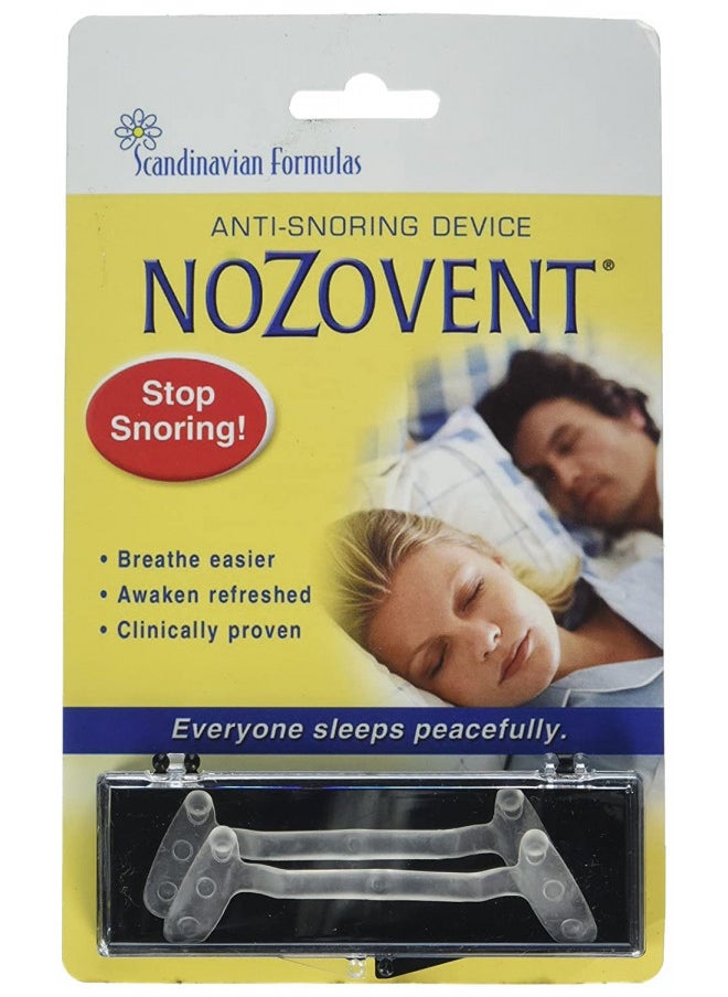 Scandinavian Formulas Scandinavian Formulas Nozovent Anti-Snoring Device, 2 Count  - Image 2