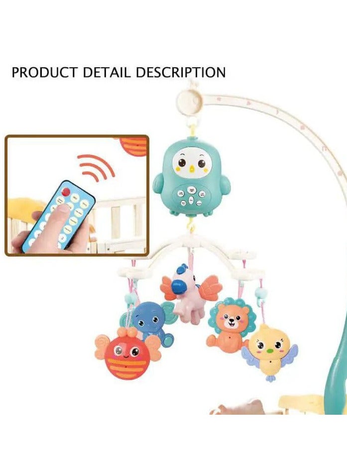 Baby crib mobile toy with a bell to decorate the crib and create a fun atmosphere. - Image 2