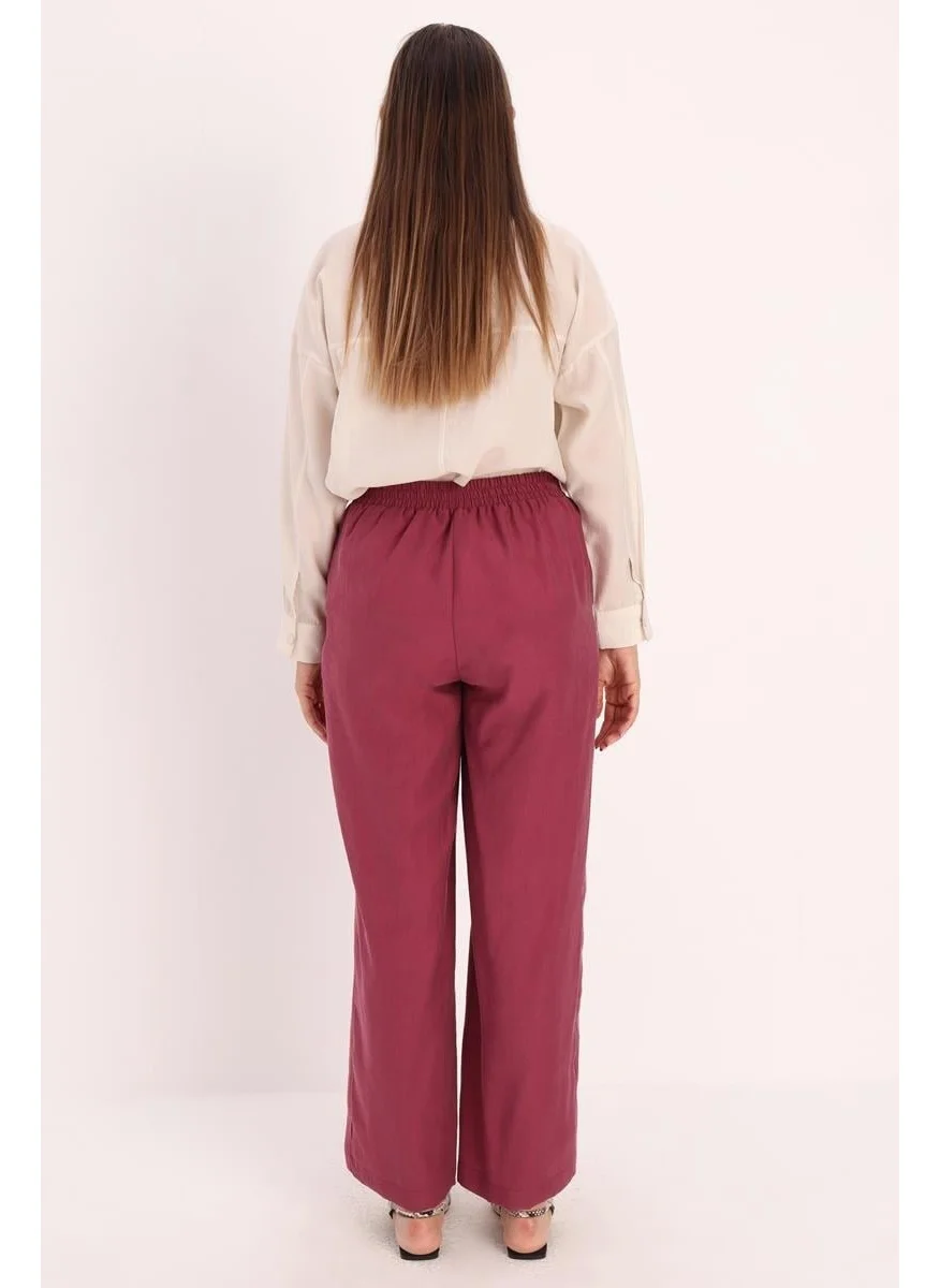 Allday Cherry-Pocketed Pipe Leg Trousers