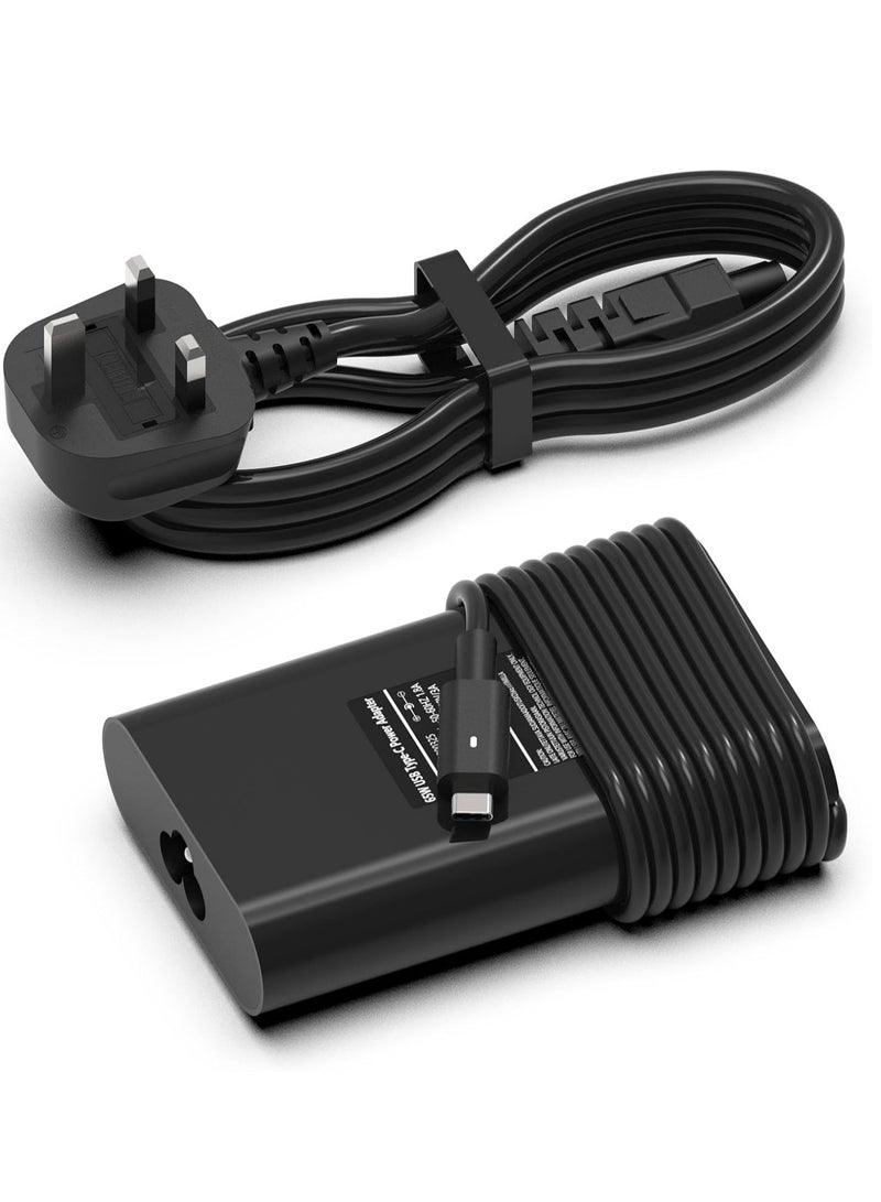 Terabyte 65W Type-C USB-C Power Replacement Adapter or Replacement Charger for Dell laptop JYJNW ADP- - Image 2