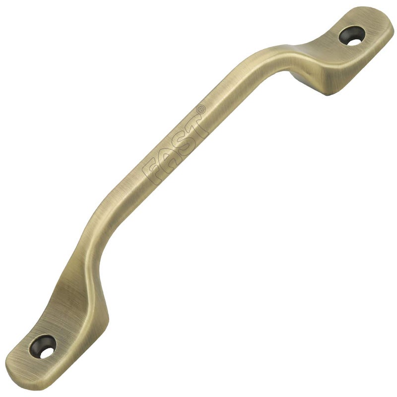 FAST Zinc Brass Antique Front Cabinet Pull Handle (6-inch, Yellow) - Pack of 2 Pieces - Image 1