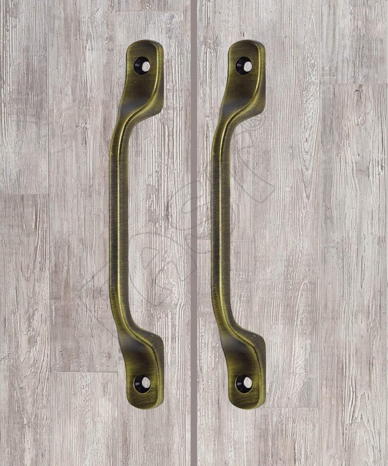 FAST Zinc Brass Antique Front Cabinet Pull Handle (6-inch, Yellow) - Pack of 2 Pieces - Image 4