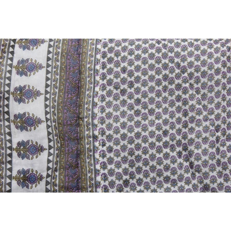 SAMRADHI Traditional Famous Jaipuri Beautiful Floral Print in Multi Colour Jaipuri Rajai/Razai/Quilt Single/Single Bed Quilt/Comforter/AC Quilt/AC Comforter - Image 3