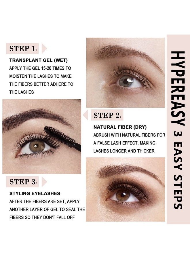 youngfocus 3D Fiber Lash Mascara Waterproof Luxuriously Longer Thicker Voluminous Eyelashes LongLasting Dramatic Extension Smudgeproof Hypoallergenic FormulaBest Gift - Image 5