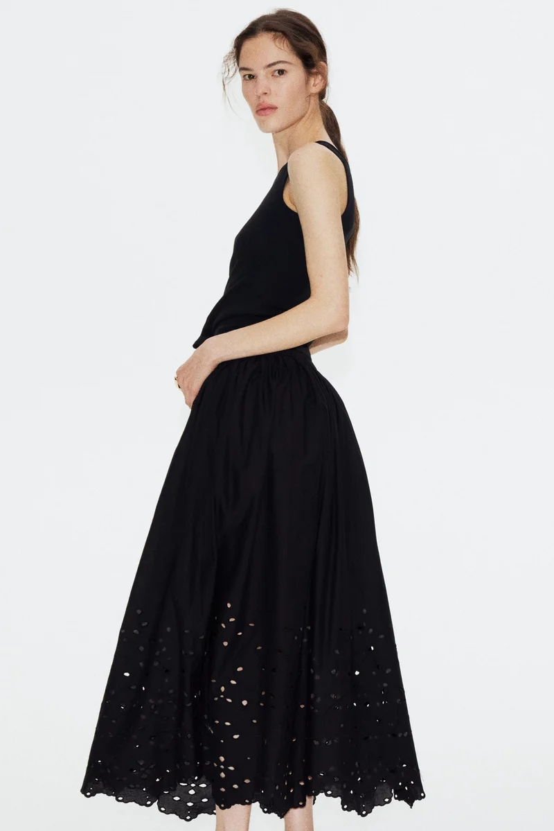 H&M Broderie anglaise skirt