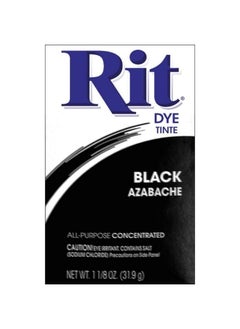 Rit Dye Rit Dye Powder Dye, 1-1/8 oz, Black, 3-Pack  - Image 2