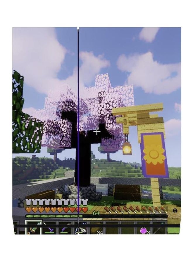 NIBEMINENT Self-Adhesive Printed Console Sticker For Sony PlayStation 4